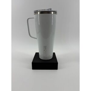 BruMate Toddy XL Tumbler 40oz White Insulated Leakproof Handle Mug